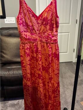chinese dress ladies RUFFLE HEM MAXI DRESS – Maggy London